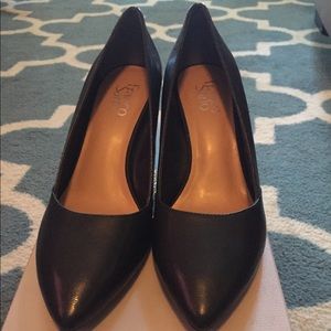 Franco Sarto Black wedge shoes